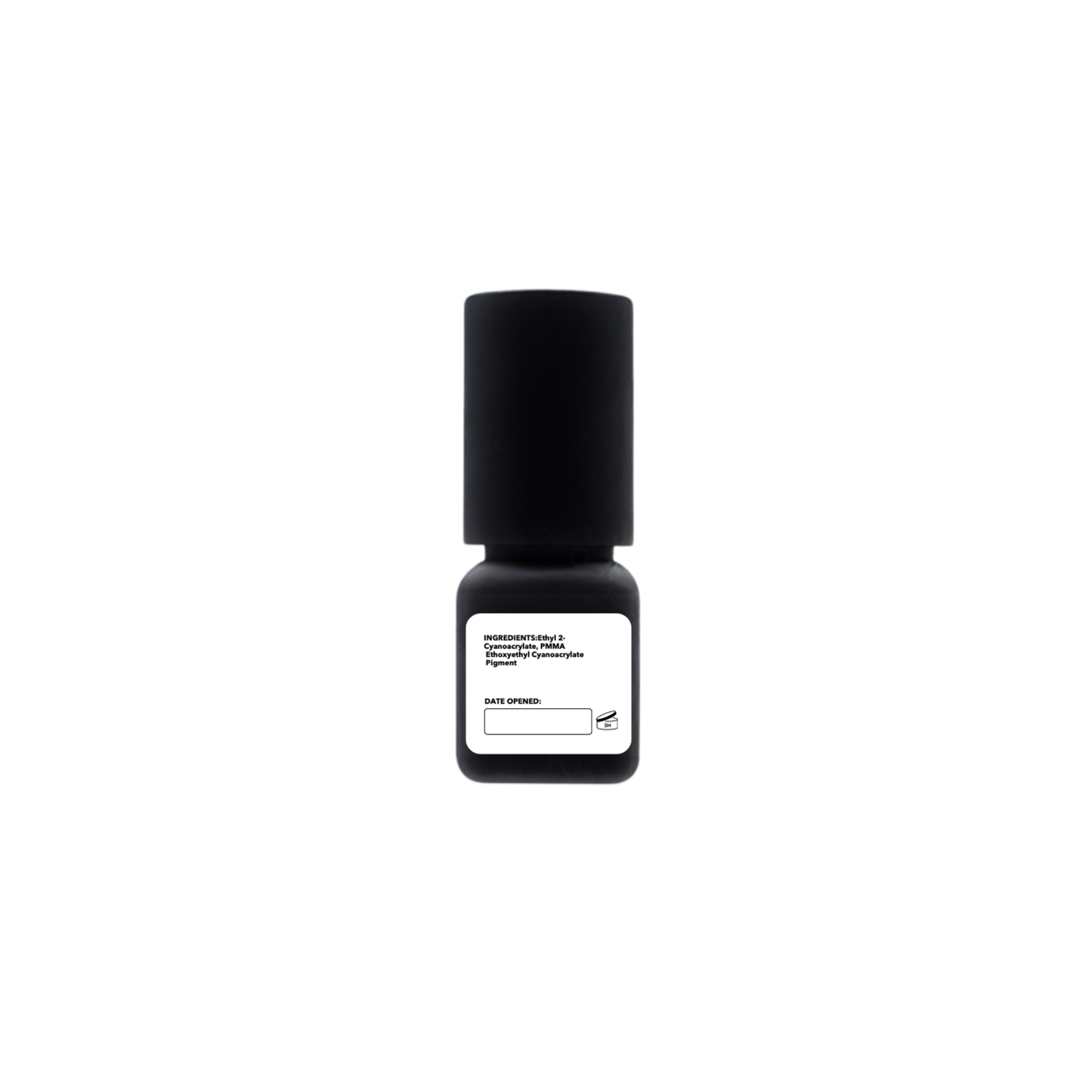 black lash adhesive bottle for eyelash extensions
lash glue for professional lash artists
the lash crafters black glue